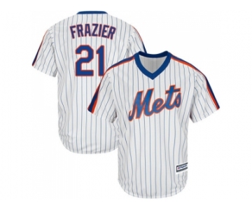 Youth New York Mets #21 Todd Frazier White(Blue Strip) Alternate Cool Base Stitched MLB Jersey