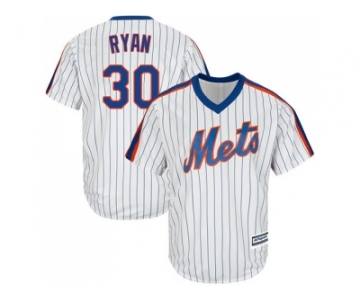 Youth New York Mets #30 Nolan Ryan White(Blue Strip) Alternate Cool Base Stitched MLB Jersey