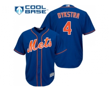 Youth New York Mets #4 Lenny Dykstra Blue Cool Base Stitched MLB Jersey