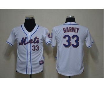 youth mlb jerseys new york mets #33 harvey white