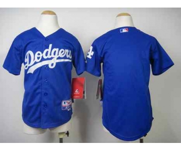 youth mlb jerseys los angeles dodgers blank blue