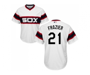 Youth Chicago White Sox #21 Todd Frazier White Alternate Home Cool Base Stitched MLB Jersey