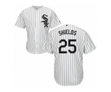 Youth Majestic Chicago White Sox #25 James Shields Replica White Home Cool Base MLB Jersey