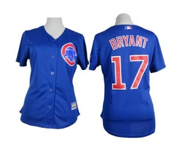 women mlb jerseys chicago cubs #17 bryant blue[bryant]