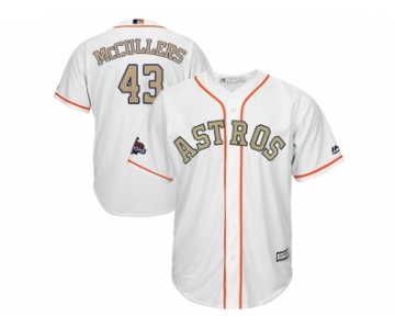 Youth Houston Astros #43 Lance McCullers White 2018 Gold Program Cool Base Stitched Baseball Jersey