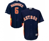 Youth Majestic Houston Astros #6 Jake Marisnick Authentic Navy Blue Alternate Cool Base MLB Jersey