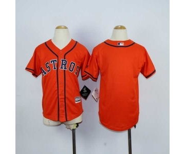 youth mlb jerseys houston astros blank orange