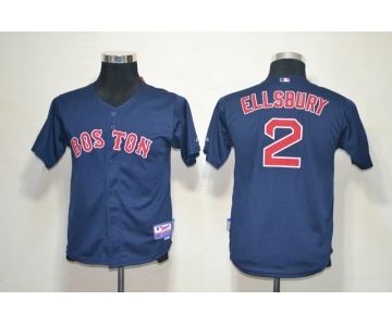 youth mlb jerseys boston red sox #2 ellsbury blue