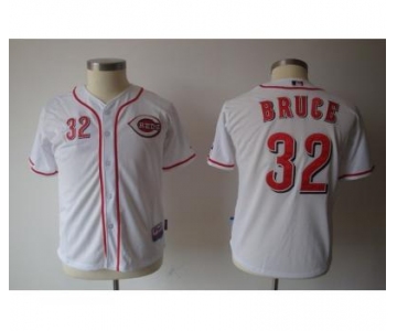 youth mlb jerseys cincinnati reds #32 bruce white