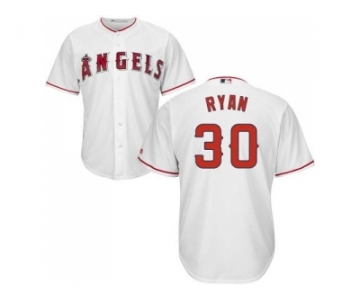 Youth Los Angeles Angels Of Anaheim #30 Nolan Ryan White Cool Base Stitched MLB Jersey