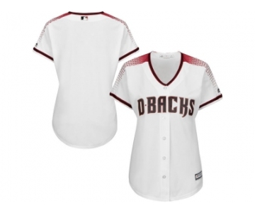 Women's Arizona Diamondbacks Majestic White Home Cool Base Jersey