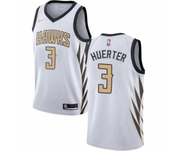 Women's Nike Atlanta Hawks #3 Kevin Huerter Swingman White NBA Jersey - City Edition