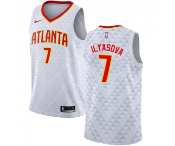 Women's Nike Atlanta Hawks #7 Ersan Ilyasova Swingman White NBA Jersey - Association Edition