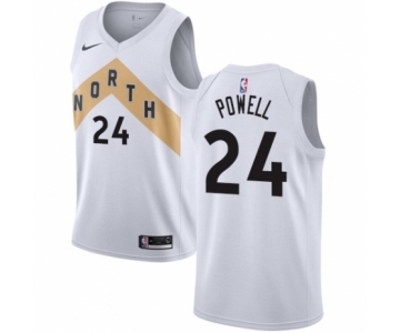 Women's Nike Toronto Raptors #24 Norman Powell Swingman White NBA Jersey - City Edition