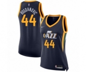Women's Utah Jazz #44 Bojan Bogdanovic Swingman Navy Blue Basketball Jersey - Icon Edition