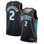 Men's Detroit Pistons #2 Cade Cunningham Cade Cunningham Black 2025-26 City Edition Stitched Basketball Jersey Men's Detroit Pistons #2 Cade Cunningham Cade Cunningham Black 2025-26 City Edition Stitched Basketball Jersey