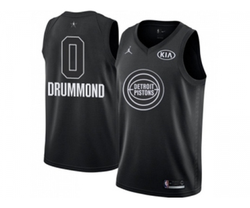 Youth Nike Detroit Pistons #0 Andre Drummond Black NBA Jordan Swingman 2018 All-Star Game Jersey