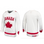 MEN'S TEAM CANADA ADULT WHITE BLANK HOCKEY JERSEY