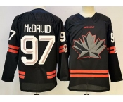 Men's Canada Hockey #97 Connor McDavid Black Stitched Jersey