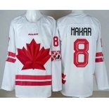 Youth Canada #8 Cale Makar White 2026 Olympics Authentic Jersey Youth Canada #8 Cale Makar White 2026 Olympics Authentic Jersey