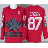 Youth Canada #87 Sidney Crosby Red 2026 Olympics Authentic Jersey Youth Canada #87 Sidney Crosby Red 2026 Olympics Authentic Jersey