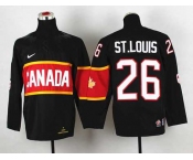 youth nhl jerseys team canada #26 st.louis black[2014 winter olympics]