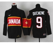 youth nhl jerseys team canada #9 duchene black[2014 winter olympics]