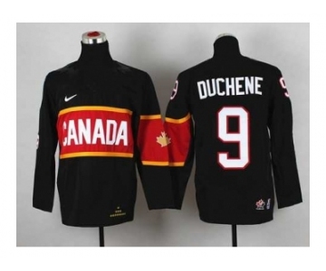 youth nhl jerseys team canada #9 duchene black[2014 winter olympics]