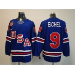 Men's USA #9 Jack Eichel Royal 2025-2026 Stitched Jersey Men's USA #9 Jack Eichel Royal 2025-2026 Stitched Jersey
