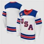 Men's USA Blank White 2026 Stitched Jersey Men's USA Blank White 2026 Stitched Jersey