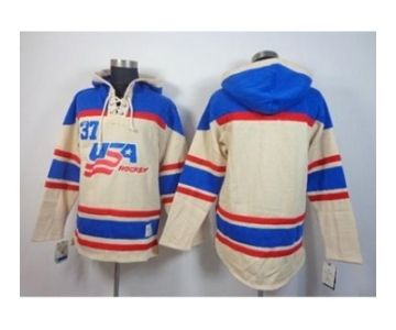 nhl jerseys #37 cream USA[pullover hooded sweatshirt]