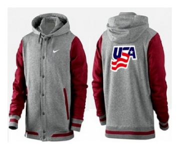 NHL Team USA Olympic Logo Pullover Hoodie 10