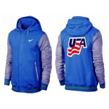 NHL Team USA Olympic Logo Pullover Hoodie 13