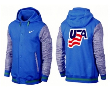 NHL Team USA Olympic Logo Pullover Hoodie 13