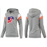 NHL Women Team USA Olympic Logo Pullover Hoodie 11