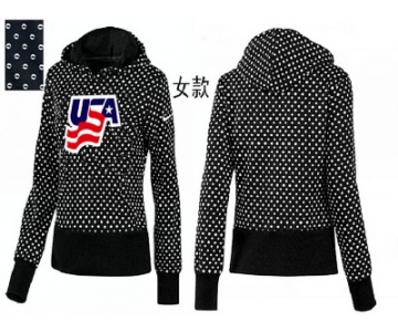 NHL Women Team USA Olympic Logo Pullover Hoodie 16