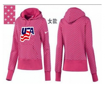NHL Women Team USA Olympic Logo Pullover Hoodie 17