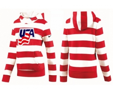 NHL Women Team USA Olympic Logo Pullover Hoodie 18