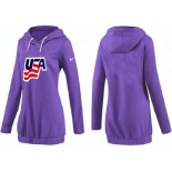 NHL Women Team USA Olympic Logo Pullover Hoodie 20