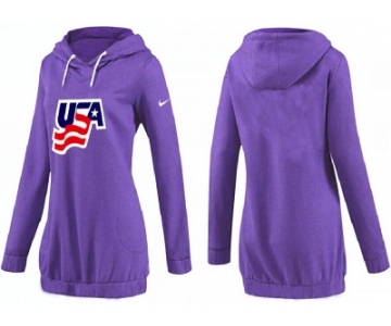 NHL Women Team USA Olympic Logo Pullover Hoodie 20