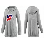 NHL Women Team USA Olympic Logo Pullover Hoodie 21