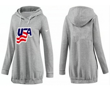NHL Women Team USA Olympic Logo Pullover Hoodie 21