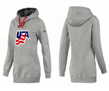 NHL Women Team USA Olympic Logo Pullover Hoodie 22