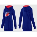 NHL Women Team USA Olympic Logo Pullover Hoodie 24