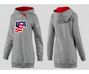 NHL Women Team USA Olympic Logo Pullover Hoodie 26