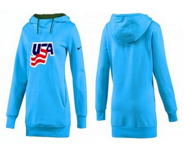 NHL Women Team USA Olympic Logo Pullover Hoodie 28