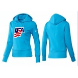 NHL Women Team USA Olympic Logo Pullover Hoodie 5