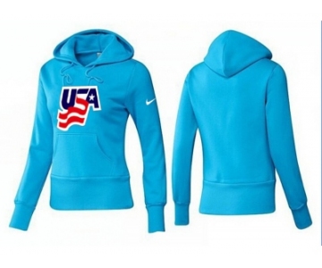 NHL Women Team USA Olympic Logo Pullover Hoodie 5