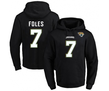 Nike Jaguars #7 Nick Foles Black Name & Number Pullover NFL Hoodie