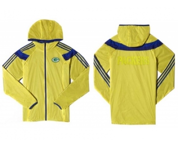 NFL Green Bay Packers dust coat trench coat windbreaker 19